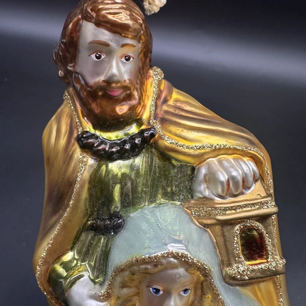 KURT ADLER POLONAISE VATICAN HOLY‎ FAMILY ORNAMENT AP898 6.5